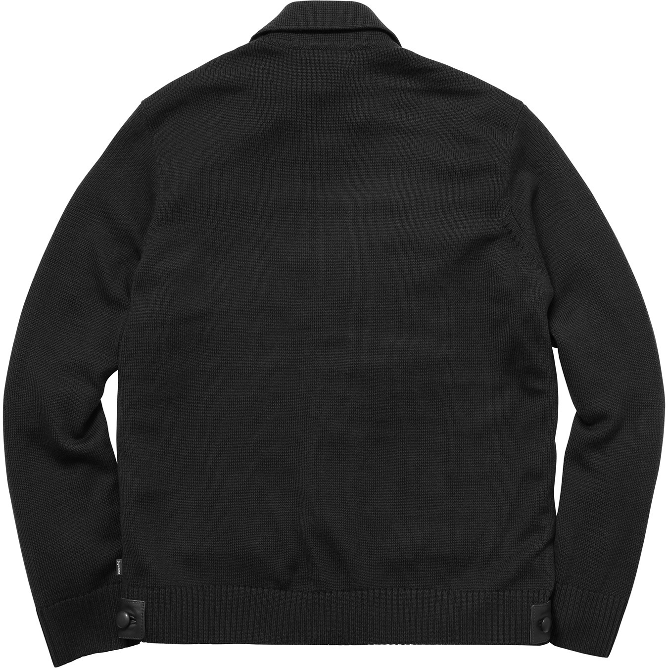 Leather Front Polo Sweater view 2